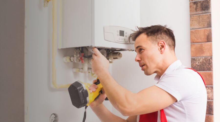 Local tankless water heater installation in Monee, IL